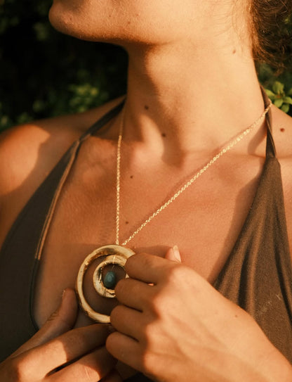 ספירלת הלב בטורקיז