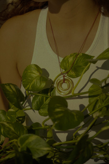 Circle Within Necklace