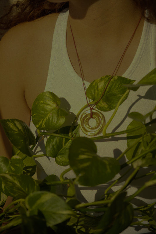 Circle Within Necklace